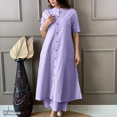 Stylish Cotton Kurta Bottom Set For Women