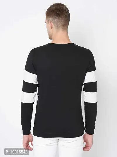 Thunder Planet Premium Cotton Full Sleeve Colourblocked Tshirt for Men