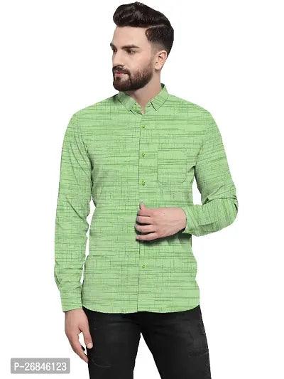 Stylish Cotton Blend Casual Shirts For Men