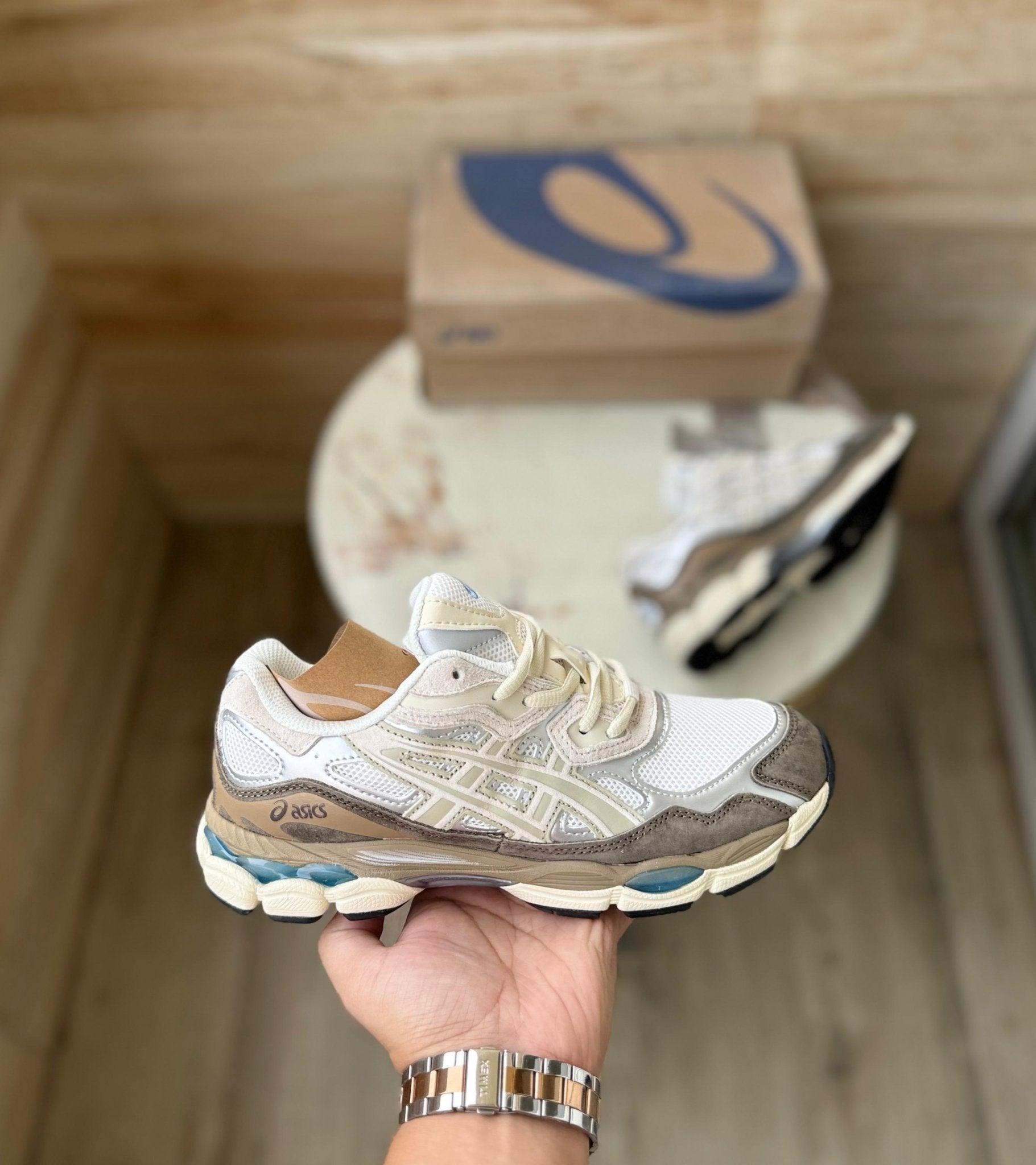 ASICS GEL NYC CREAM MOCHA - FIRST COPY - Vibeclothings