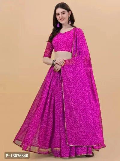 Attractive Georgette Lehenga For Women - Vibeclothings