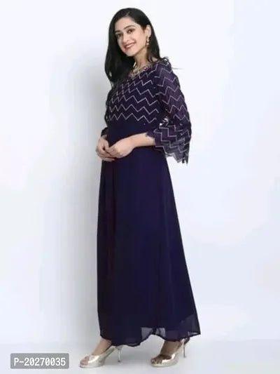 BEAUTIFULL EMBROIDERY WORK GOWN - Vibeclothings