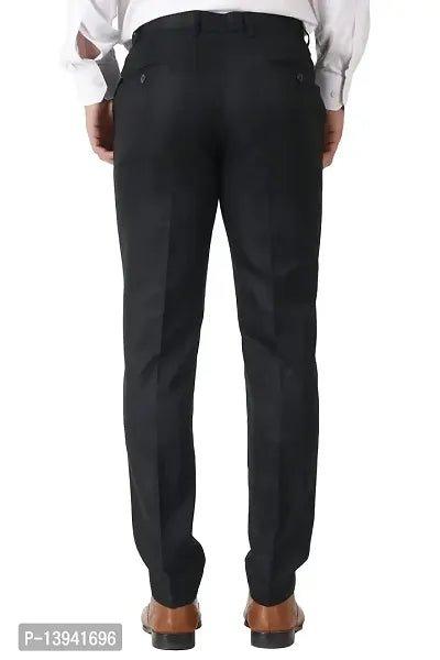 Black Cotton Blend High Rise For Men - Vibeclothings