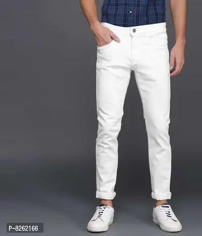 Classic Denim Solid Jeans For Men - Vibeclothings